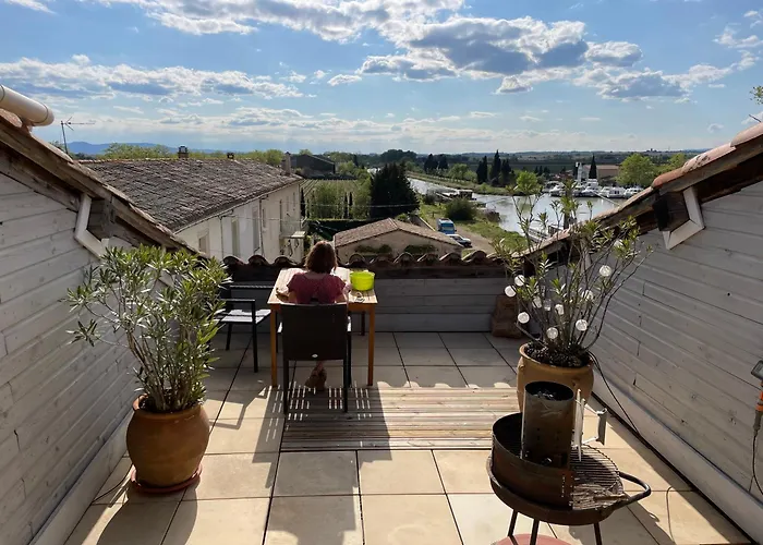Grosse Ferienwohnung Am Canal Du Midi Mit Dachterrrasse